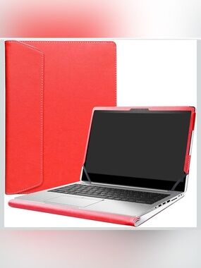 Red Laptop Folio Case for HP EliteBook 840/745 G5 G6 14”